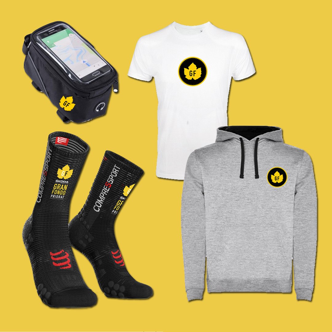 📣Ya es viernes 📣 ¡Celébralo con un autoregalo! Si ya te has inscrito a Škoda <a href="/GFPriorat/">ŠKODA GF Priorat</a>, prémiate con los calcetines <a href="/compressport_es/">Compressport® España</a> y completa tu pack edición limitada ¡Querrás TO-DO! bit.ly/MerchandisingG… #ciclismo #bike #gfevents #cicloturismo #cycling #roadcycling #btt