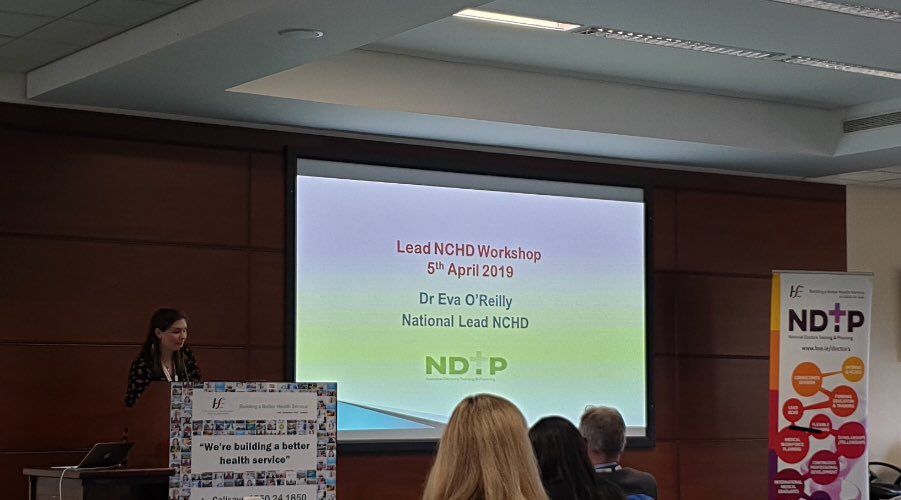 NDTP_HSE's tweet photo. Our National Lead NCHD Dr Eva O’Reilly opening her last Lead NCHD Workshop this morning; thanking the dedicated network of Leads, quoting Dr Seuss- “Unless someone like you cares a whole awful lot, nothing is going to get better. It’s not.” #LeadNCHD @evamariaor @PeopleofHSE https://t.co/UOxl23593M