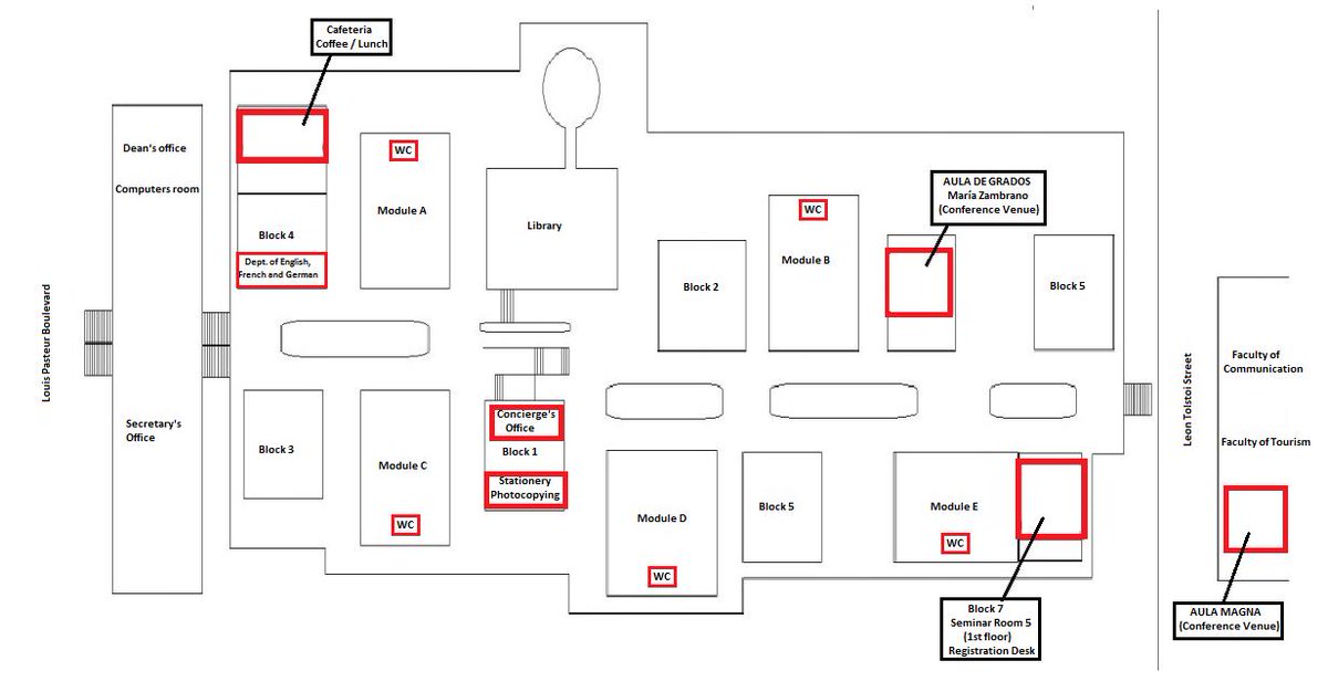 assemblagelit's tweet photo. Our venue consists of two Conference rooms where parallel sessions will take place. We want you to feel like home, so we have prepared a map for you. Check it and dowload it here: https://t.co/qE9N44CuVb @LetrasUma @Turismo_Uma @CCComUMA @rosarioariasUMA https://t.co/k1f48XldyA