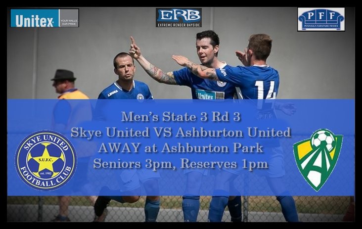 SENIOR MENS|

First game of the season tomorrow !
Come down and support the boys if you are available !

Skye United vs <a href="/AshburtonUtd/">Ashburton United SC</a>

📷 G.Sliz photography

#skye19 ⚽️🔵⚪️