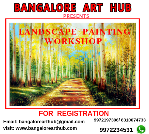 An artist cannot fail; it is a success to be one
Conducting Summer Holiday Landscape Painting Workshop from 06 - 04 - 2019 to 07 - 04 - 2019
Timing: 11:00 to 04:00 
For more details: bangalorearthub.com
#landscapepainting #landscapeworkshop #artgallery #artistgallery #arthub