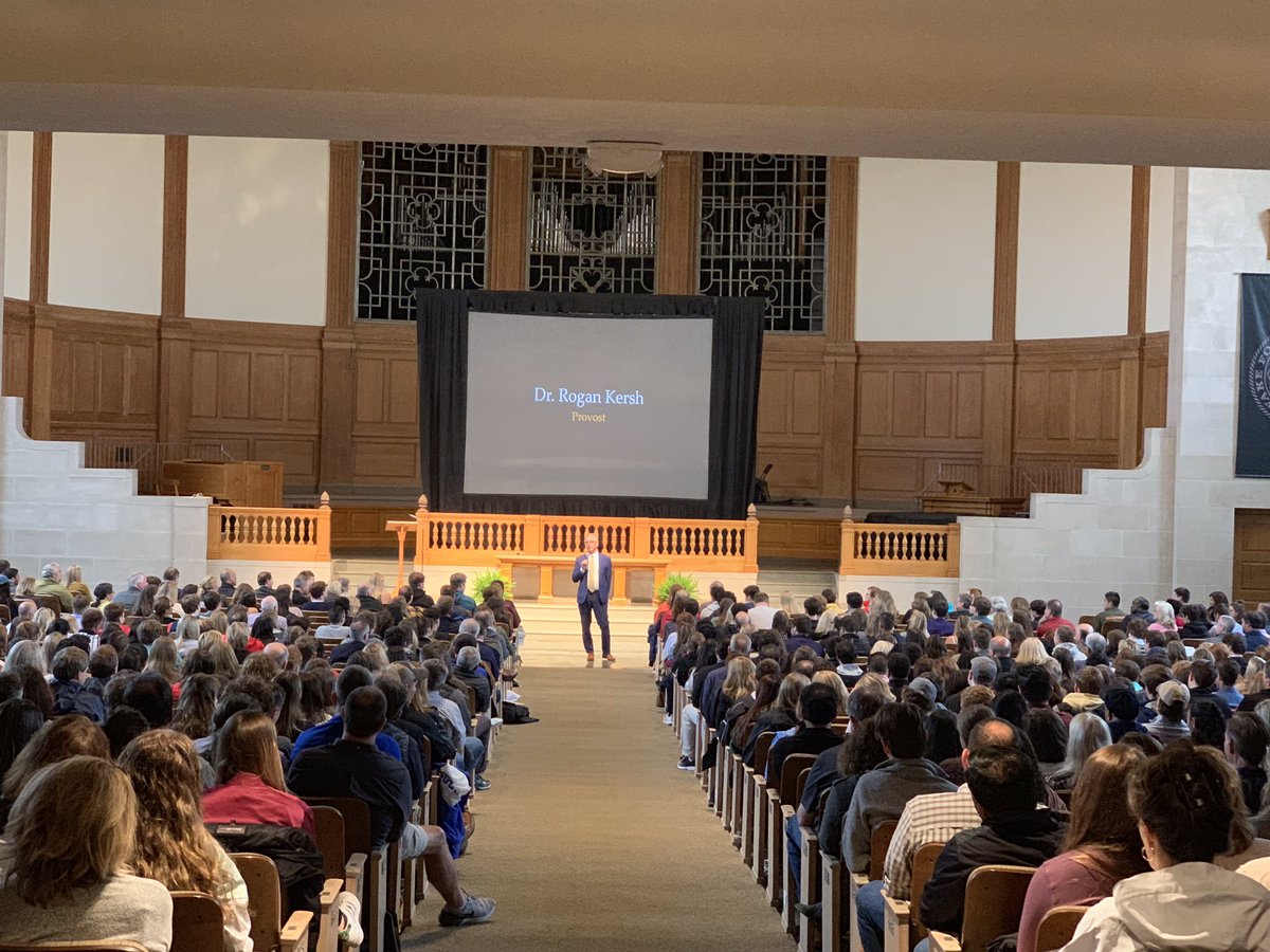 Wake Forest University Admissions (@wfuadmissions) on Twitter photo Provost Rogan Kersh welcomes #WFU23 and their families! Provost Rogan Kersh welcomes #WFU23 and their families!