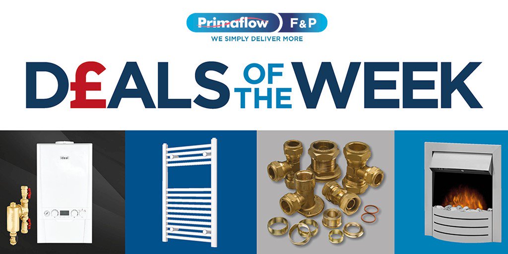 PrimaflowFandP's tweet image. Deals of the Week: BRAND NEW offers on products from @WorcesterBosch, @ADEY_Pro, @honeywell, @gbmantels and @arctic_hayes - but only while stocks last! Order before 5pm for next-day delivery: online at bit.ly/2OPPsoy or with your local branch: bit.ly/2QlV3kc