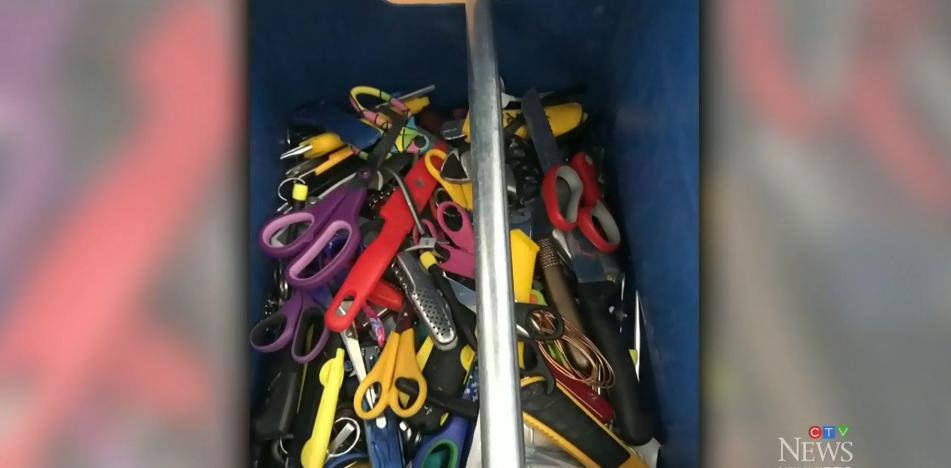 ctvwinnipeg's tweet photo. .@JoshRCrabb reports on what was seized in one week at the #MilleniumLibrary following the implementation of new #security measures, https://t.co/P7ljTc9dun #Winnipeg https://t.co/OyRkVEwI6H