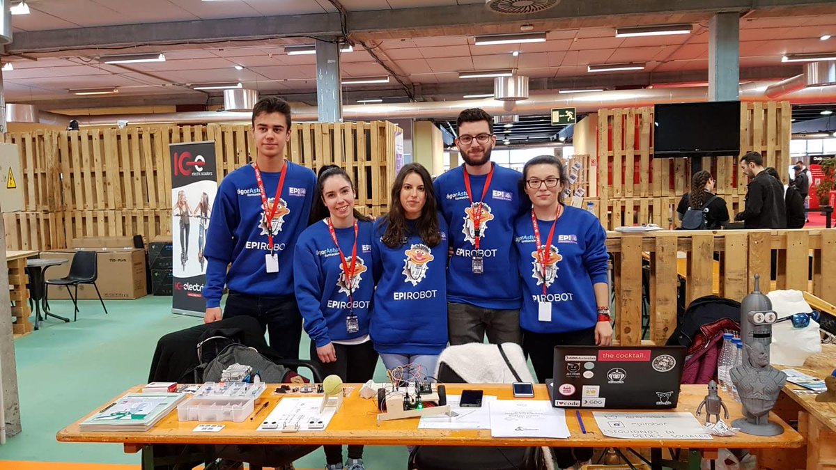 epigijon's tweet photo. Tras su participación en @Citech_es, mañana nuestro equipo @epirobot competirá en @AstiChallenge en la ciudad de Burgos 🤖

 🍀 ¡Mucha suerte! 🍀

 @ASTITechGroup #ASTIchallenge #ASTIRobotics @ASTIMRobotics @AstiFoundation #Industria40 #tecnologia https://t.co/HzBcwIiAuB