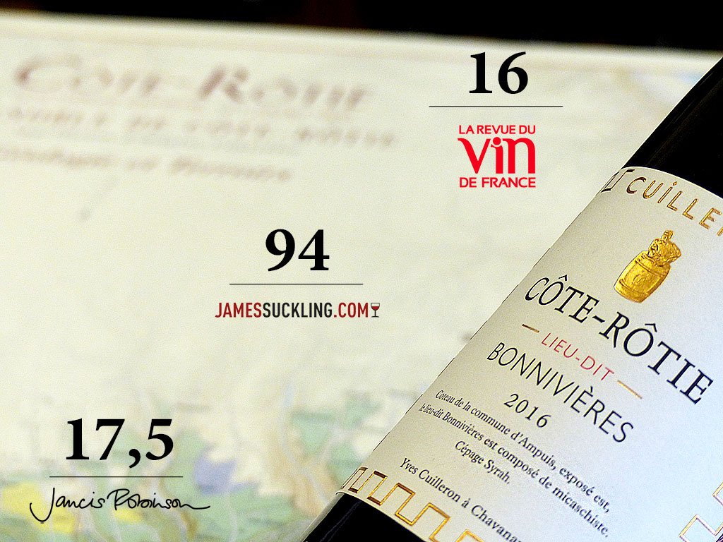 CaveCuilleron's tweet photo. #CôteRôtie, une sculpture du temps et du savoir ⌛️
La cuvée Lieu-Dit "Bonnivières" 2016 a été récompensée par de grands critiques du vin.
The cuvée Lieu-Dit "#Bonnivières" 2016 was rewarded by famous wine critics. 🏅
#winecritics #jancisrobinson #jamessuckling #rvf #cuilleron https://t.co/bJgREvOHGa