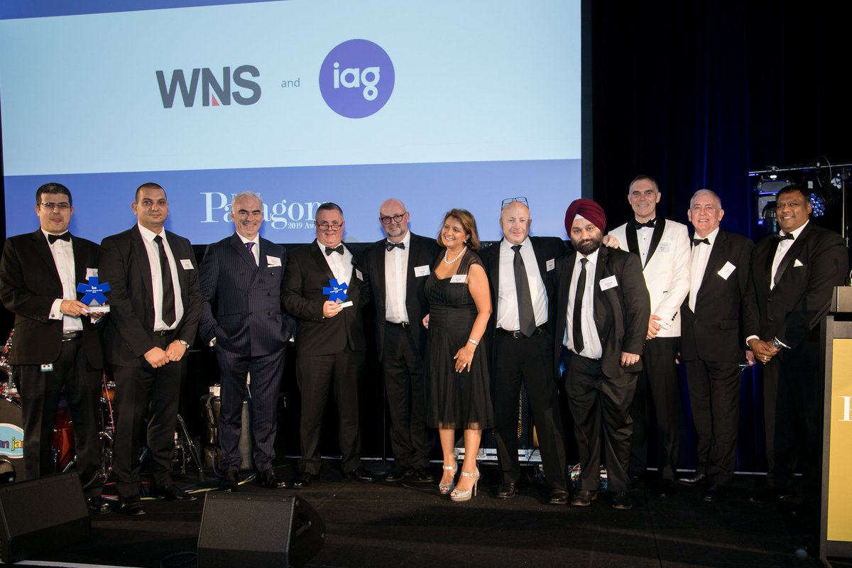 wnsholdings's tweet photo. WNS-IAG partnership, in Short Tail Claims (STC), wins the Excellence award at the recent ISG Paragon Awards™ ANZ 2019. Congratulations to Luke Gallagher and his entire STC team at IAG. Read more: https://t.co/XztrDy9AjN https://t.co/nyDtAbnZpE