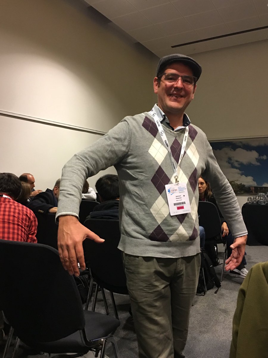 #lamsig Lamsig member Gerhard Erasmus giving great talk on trust