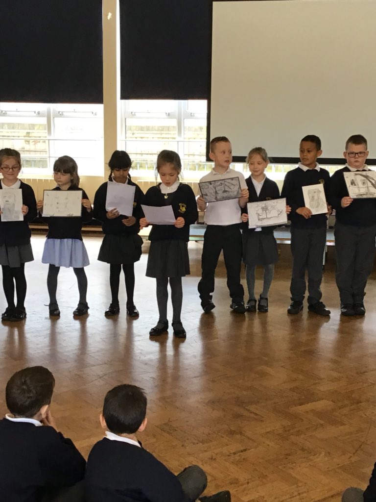Y2Bellfieldi's tweet photo. This week Year 2 have looked at different significant people. Today we shared our findings in assembly to all Year 2 Classes. 2B looked at Charles Darwin, 2S looked at Grace Darling and 2H looked at Tim Peake. https://t.co/3UjCqPpKWS