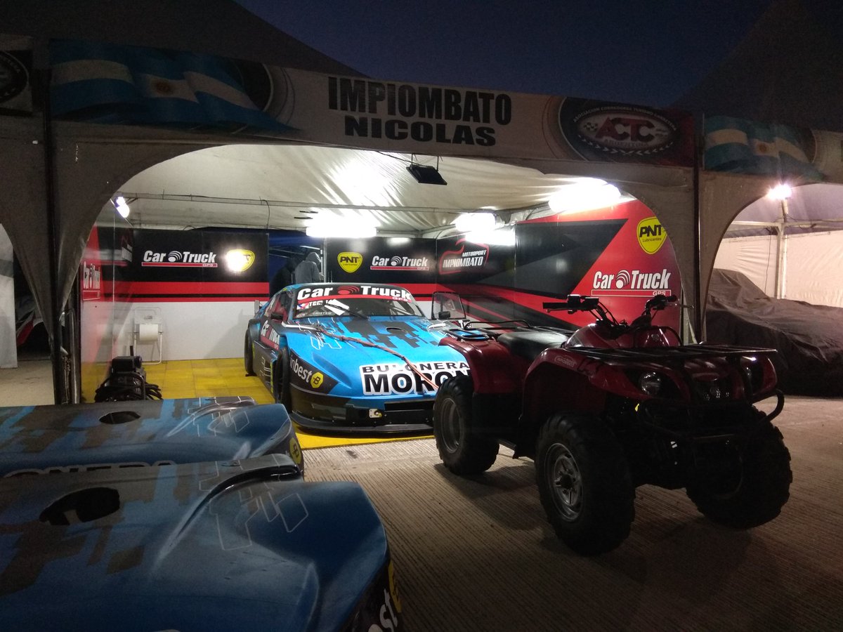 DaTrinidad's tweet photo. #TCMenTOAY Fecha #4 
La Chevy de @Nicoimpiombato  preparando para ir a la técnica que empieza a las 8 hs Verificación Técnica... https://t.co/BITZU62Zhz