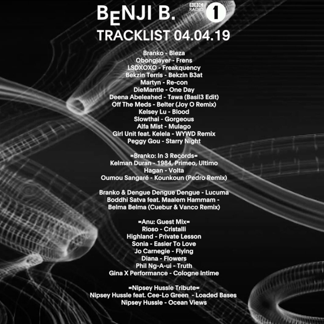 BBC Radio 1 - Benji B, slowthai in 3 Records