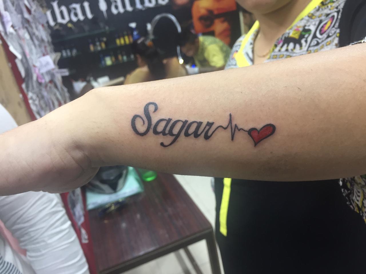 Sagar सगर  Name Tribal  Tattoo  YouTube