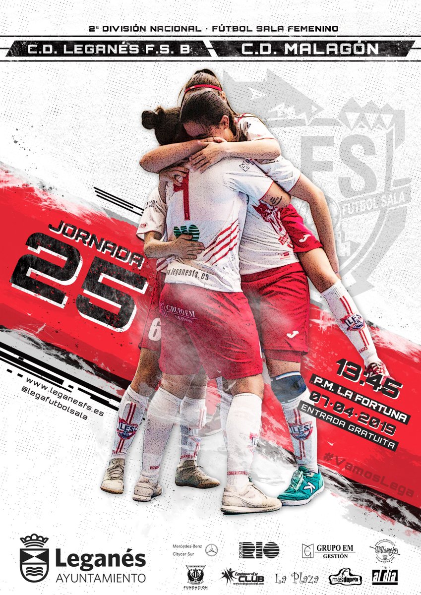 C.D. Leganés Fútbol Sala Femenino (@cdleganesfs_fem) on Twitter photo Nuestras chicas del @LEGAFUTBOLSALA B son las máximas goleadoras de su grupo. El domingo a buen seguro que volverán a brindar un gran espectáculo frente a <a href="/Malagonfsf/">C.D.B Malagón F.S.F</a>. ¡No te lo pierdas!
⚽️ Domingo, 7 abril · 13:45h · P.M. La Fortuna
leganesfs.es/index.php?opti…
#CreemosEnLaCantera Nuestras chicas del @LEGAFUTBOLSALA B son las máximas goleadoras de su grupo. El domingo a buen seguro que volverán a brindar un gran espectáculo frente a <a href="/Malagonfsf/">C.D.B Malagón F.S.F</a>. ¡No te lo pierdas!
⚽️ Domingo, 7 abril · 13:45h · P.M. La Fortuna
leganesfs.es/index.php?opti…
#CreemosEnLaCantera