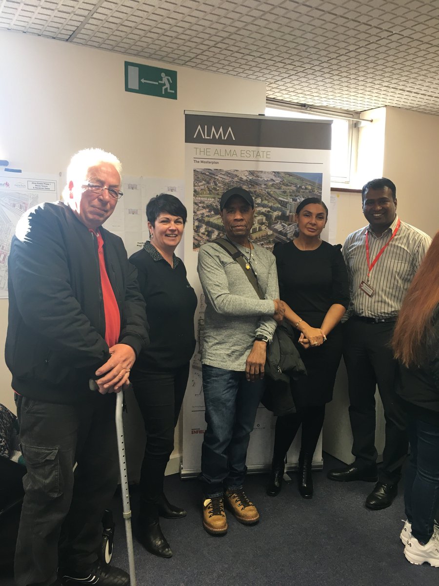Countryside_PS's tweet photo. We were pleased to support @EnfieldCouncil with an event this week for existing residents of the Alma estate, who discussed their upcoming moves. We are regenerating the post-war Alma Estate over the next 10 years with new homes, community facilities and open spaces. https://t.co/G74JVXaOli