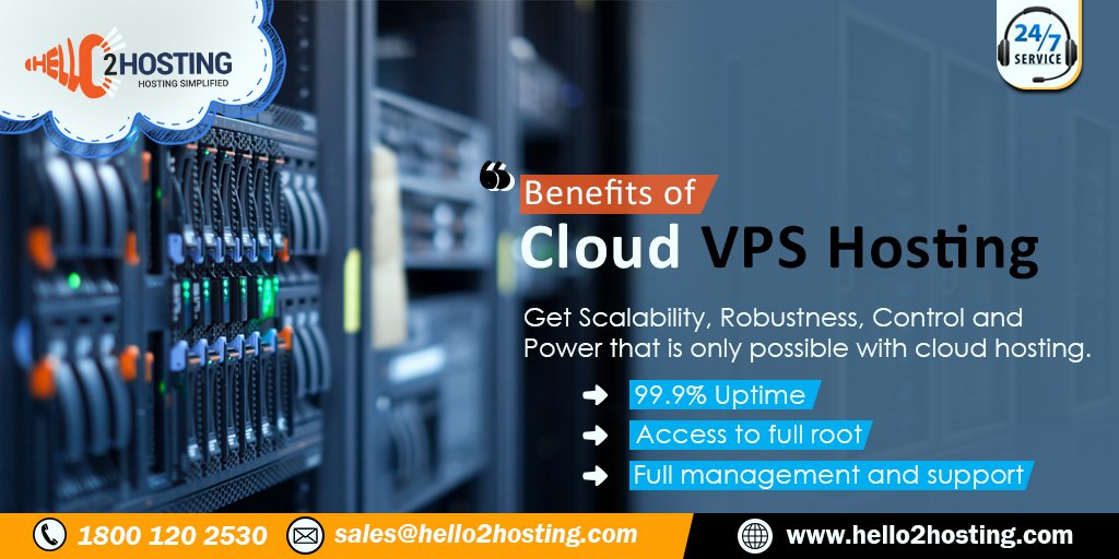 Hello2Hosting's tweet image. Get #Cloud VPSHosting for your #business from #Hello2hosting. We provide best #VPS_hosting solutions with high performance #servers and 24x7 support.

For more info: hello2hosting.com/cloud-vps-host…