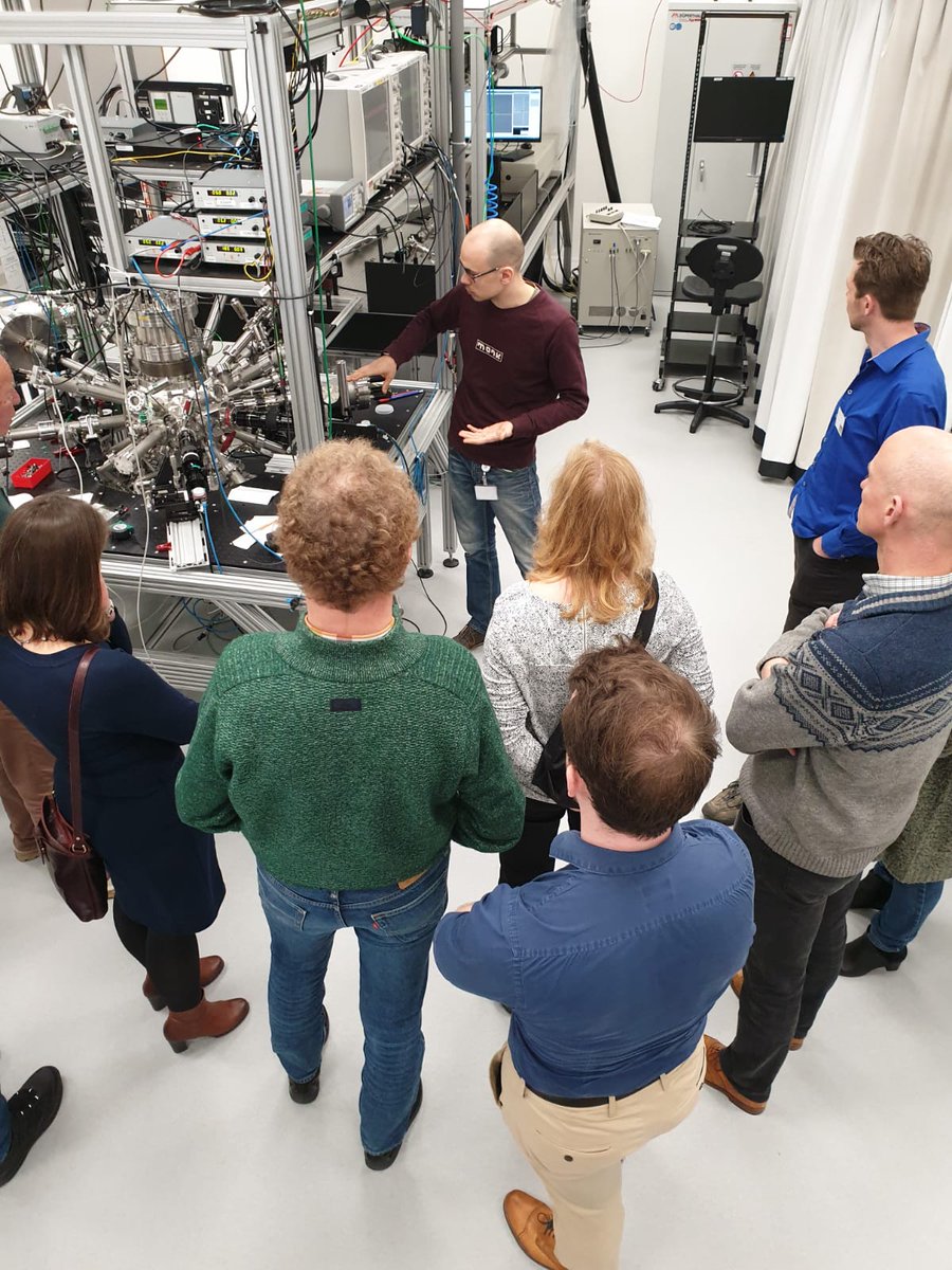 nanolithography's tweet photo. #fysica2019 first lab tour at #nanolithography is a fact. Now in the lab of EUV plasma Sources! #UVA #nanotechnology #Events_NL #adamsciencepark #Amsterdam https://t.co/fkLmlfzadh
