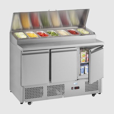 BVersani's tweet image. The 380 Litre gastronorm preparation counter, Interlevin ESS1365 Gastronorm Preparation Counter 380 Ltr is a fully automatic appliance. It is fitted with castors and adjustable feet.
#prepcounter #pizzalover #pizzaprepcounter #pizzaprepration #prepration
bit.ly/2uONmcV