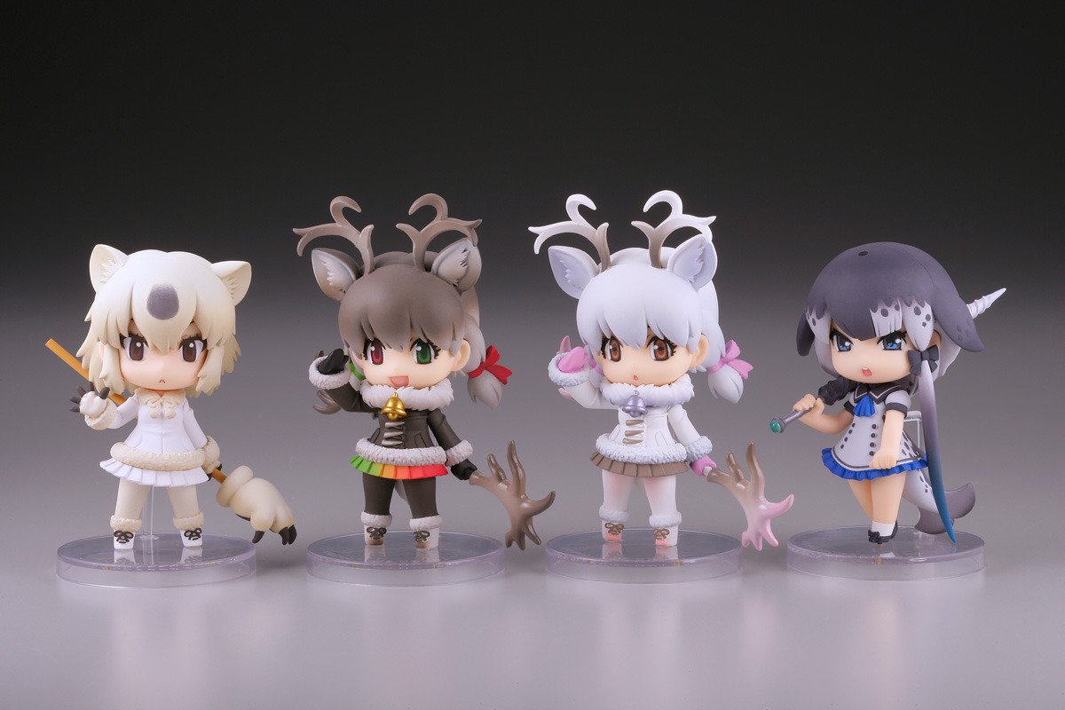けものフレンズデフォルメ立体図鑑-かぷせるフレンズ-北極圏編-」発売