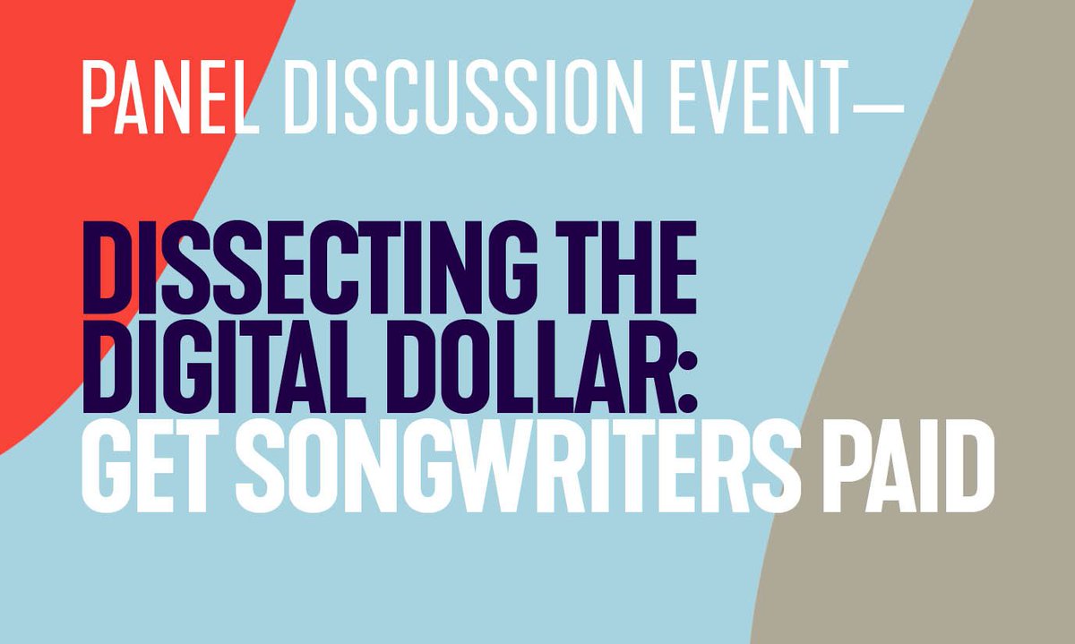 IvorsAcademy's tweet photo. UPCOMING EVENT: 'Dissecting The Digital Dollar: Get Songwriters Paid'. Join us as we host an evening of music creators and rights holders, exploring the business of streaming. 

📅23rd April, 6pm
📍The White Space @ The Ministry, London 
🎟️https://t.co/wN1HBXKHwR https://t.co/TZ7em1ZFLl