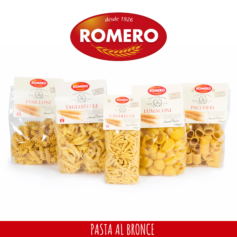 PastasRomero's tweet photo. ¿Aún no conoces nuestra Pasta hecha con moldes de bronce? ¡Tienes que probarla! El domingo receta ;-) #PastaAlBronce #PastaPremium #MoldesDeBronce #PastasRomero https://t.co/RkCVHiXPgo