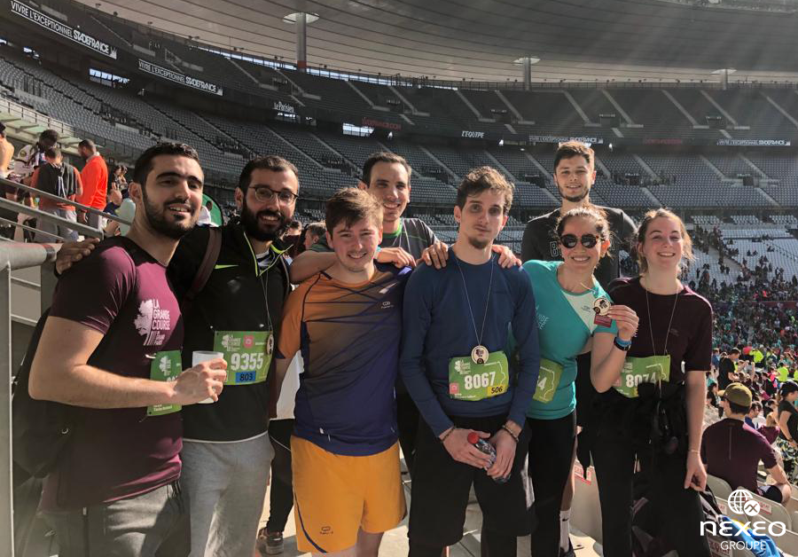 NexeoFinance's tweet photo. Dimanche dernier, c'était la Grande Course du Grand Paris, l'occasion pour le running squad de #Nexeo d'affronter 10 kilomètres dans une ambiance de compétition et de solidarité ! #running #course #grandecourse #GRANDPARIS https://t.co/tkVvzxKBKW