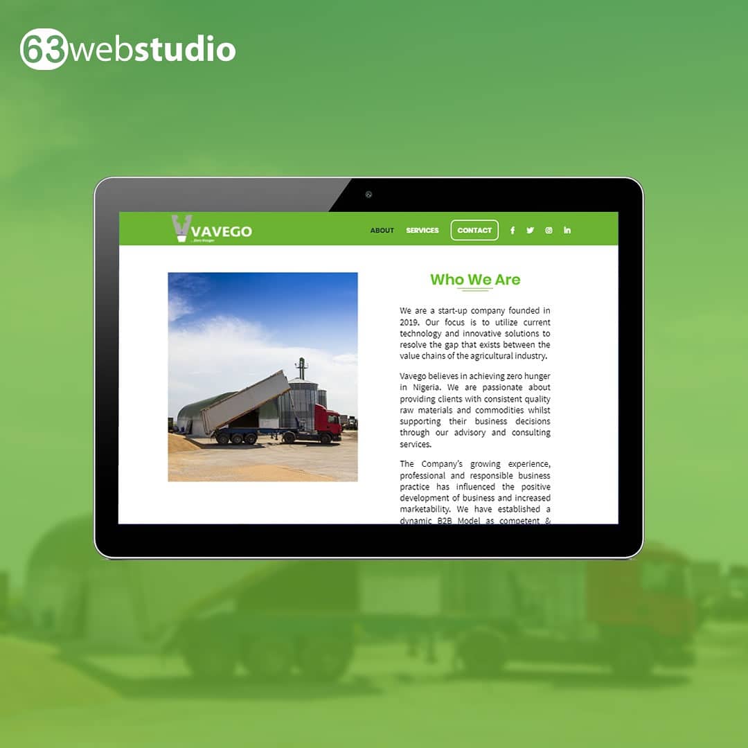 63WebStudio's tweet image. We made their #aboutus page look like this on tablet 😎

See for yourself 👇🏾

vavego.com/about

#63WebStudio #done #FridayThoughts #TeamAkara #WhatsUpLagos #TheWeekent #TGIF