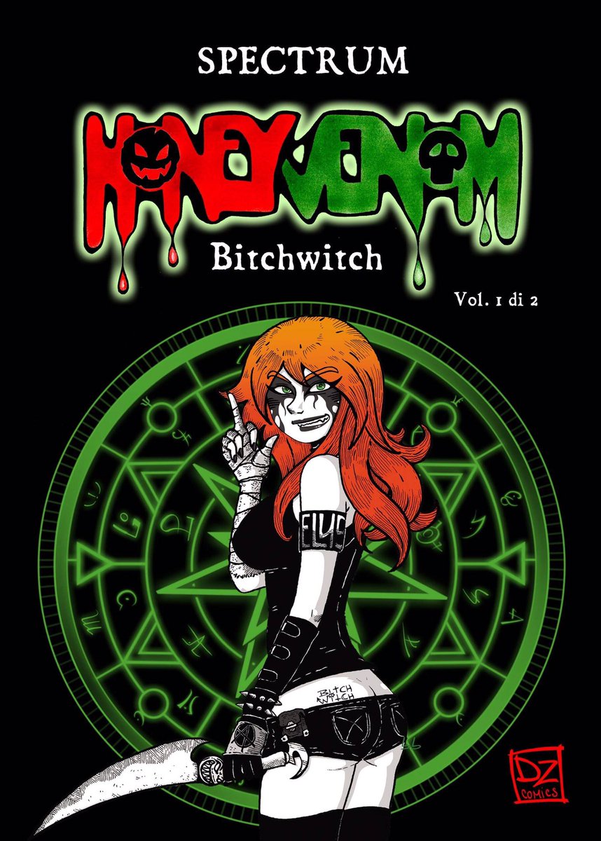 Eccovi il nuovo volume di #HoneyVenom ‘BitchWitch’ in anteprima domani al #Romics25 😎
La nostra rossa preferita è tornata in questo volume di racconti 🤩