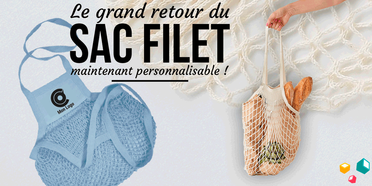 ❌ Finit les sacs plastiques : le sac filet fait son come-back ! ♻️ 
Pratique, écologique et bon marché, personnalisez les vôtres et offrez-les à tous vos clients : ow.ly/cmnn50p6CF0