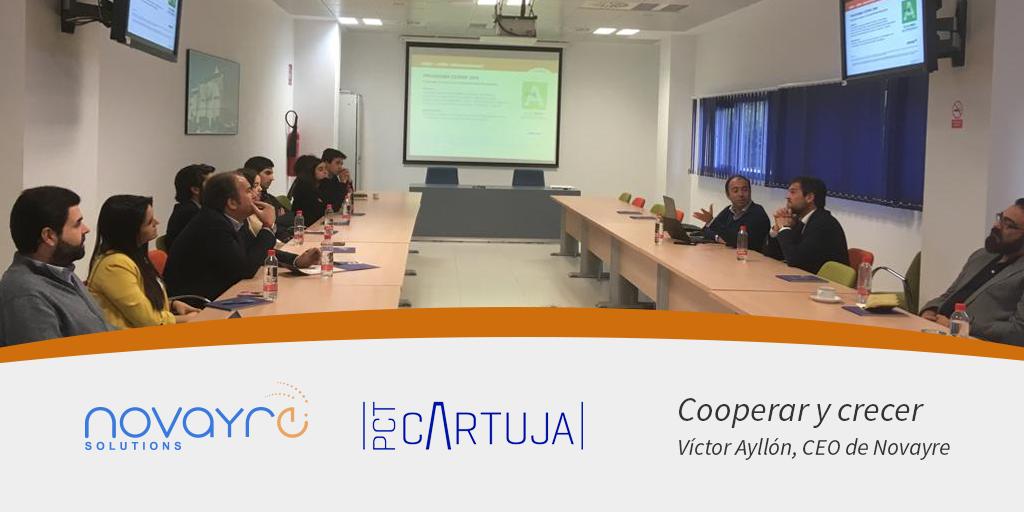 Gracias a @PCTCartuja por elegirnos como ejemplo de #cooperación y #crecimiento. Un placer compartir la experiencia de nuestro CEO, Víctor Ayllón, en el desayuno de trabajo de esta mañana. Nos unimos a <a href="/LuisPCT/">Luis</a> en dar la bienvenida a las nuevas empresas incorporadas al parque.