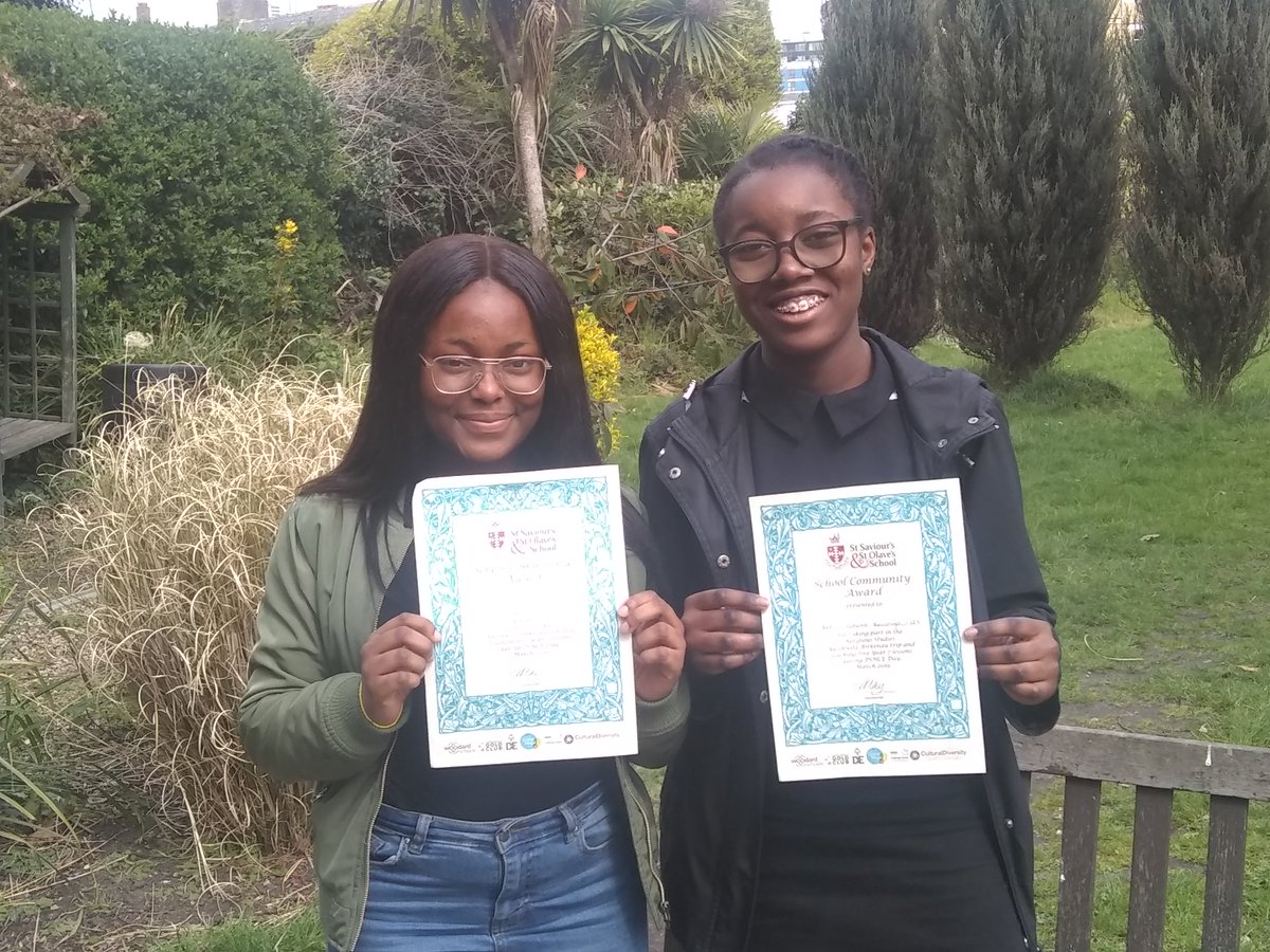 Our two Holocaust ambassadors win the school' s community prize for spending a full day teaching lessons to  all of Year 7 following their visit to Auschwitz as part our our work with <a href="/HolocaustUK/">H.E.T.</a>