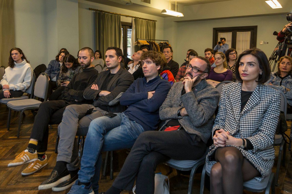 EnterpriseGE's tweet photo. We’re excited to support School of Film Agents workshop week in Tbilisi 🇬🇪!
🎞️The #SOFA Programme is aimed @ strengthening European cinematic landscape and brings together 📽️film/AV-related managers from #Georgia, Lithuania, Poland, Ukraine, Israel and Hungary.
#FilminGeorgia https://t.co/8Nucqi65OI