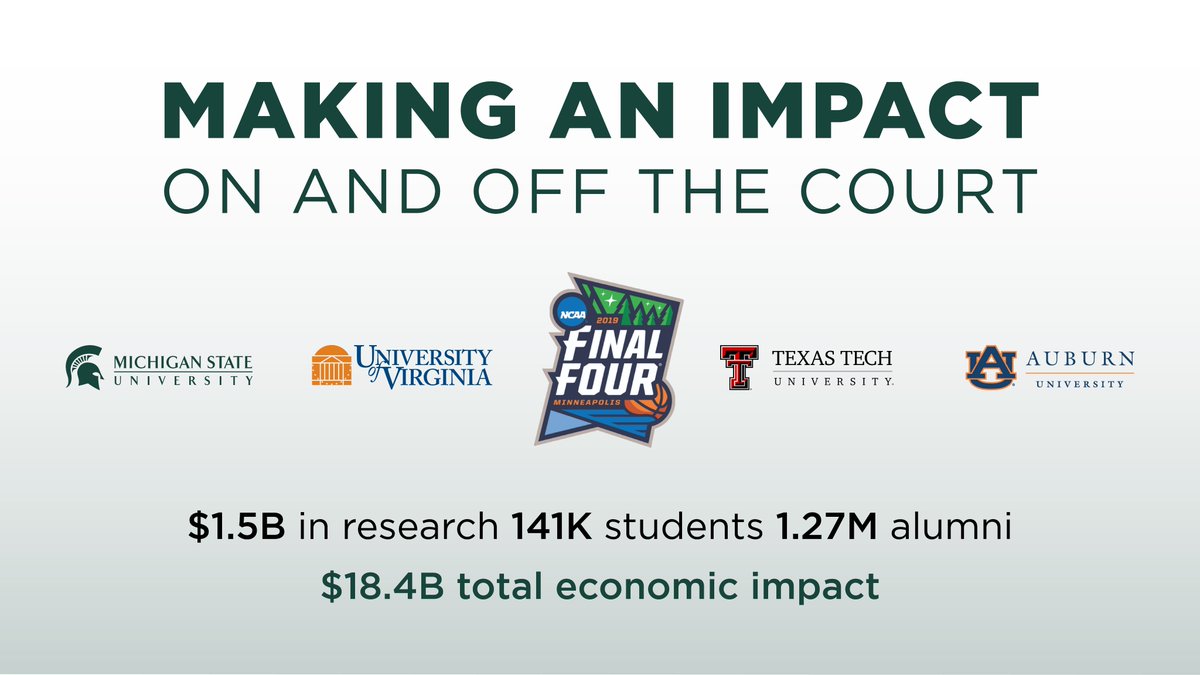As <a href="/michiganstateu/">MSU</a> prepares for the #FinalFour, peep the powerful impact that the Spartans and their friendly competitors have off the court. 

msutoday.msu.edu/news/2019/fina…