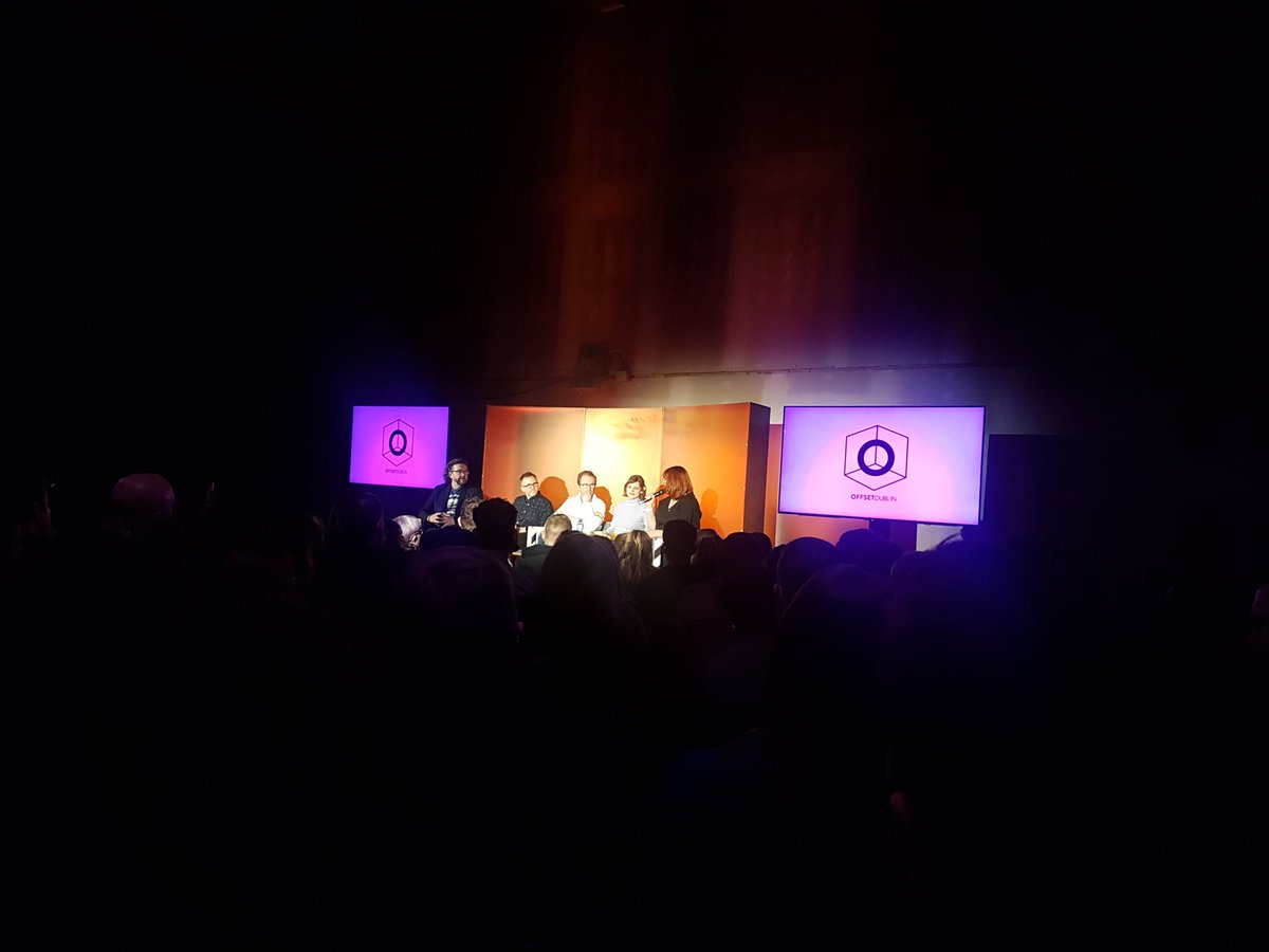 RoseahernAhern's tweet photo. Why is analogue important in a digital world? Dr.Florian Kaps speaks of how digital only touches 2 of our senses. #offsetDUB https://t.co/gxRLpBF0rL