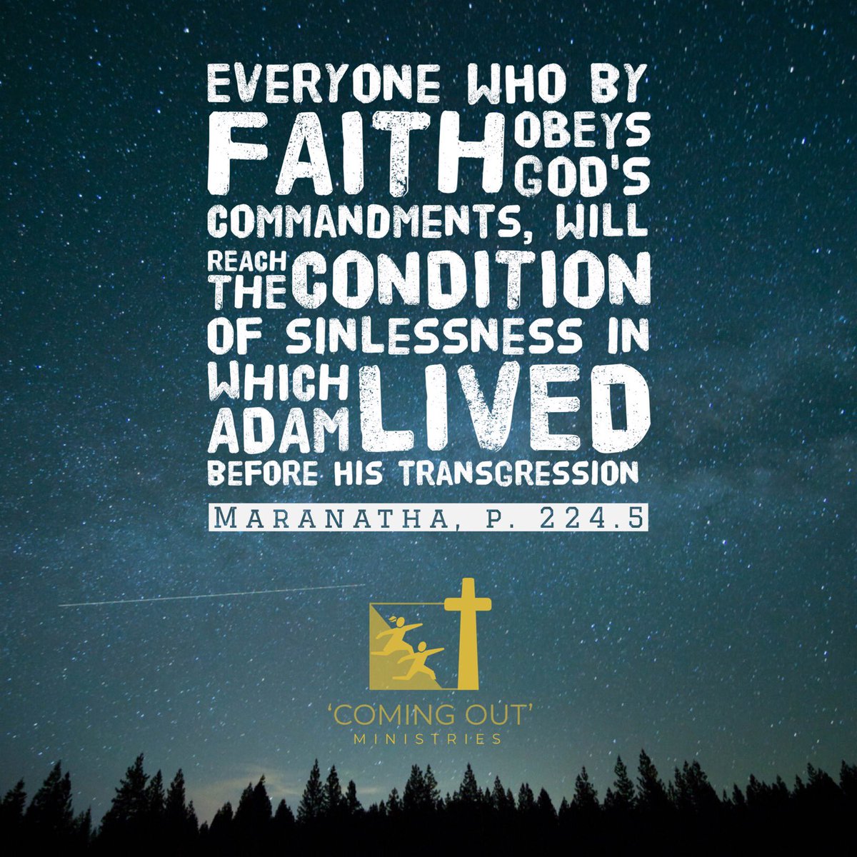 COMMinistries's tweet image. “For whatever is born of God overcomes the world. And this is the victory that has overcome the world— our faith.” - 1 John 5:4