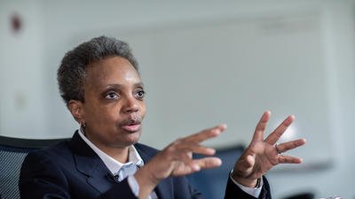 BillRuthhart's tweet photo. In a Tribune interview, Chicago Mayor-elect Lori Lightfoot sketches out her plans for a new City Hall, including a Day 1 executive order banning aldermanic privilege, her Springfield strategy, who should be allowed on an elected school board and much more: https://t.co/7L5ykWBBf9 https://t.co/Rv03XyVmjN
