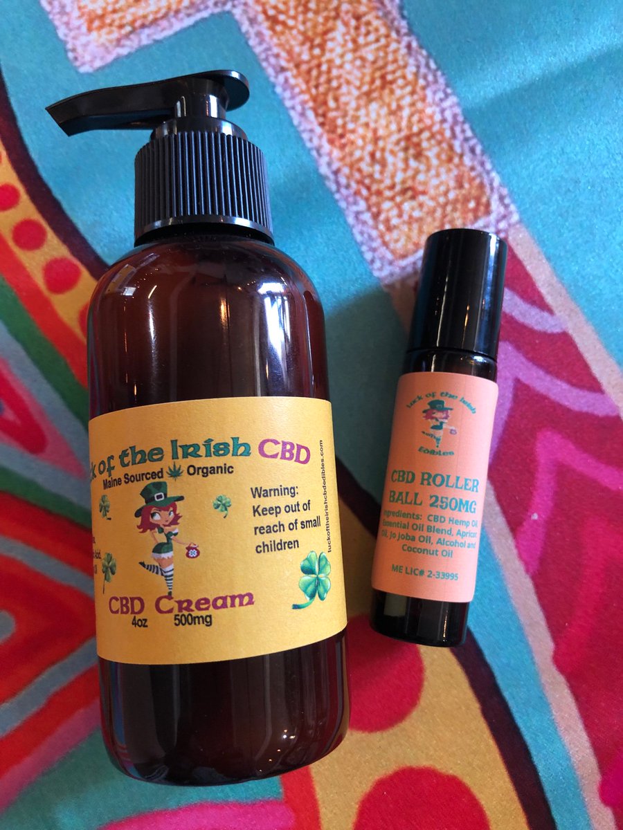 TauntonKratom's tweet photo. New Luck Of The Irish Products are in 😱 500mg #CBD Cream &amp; 250mg CBD Roller Ball $28 each &amp; more options available on https://t.co/CbF6WBPW2v or 207-669-8246 #CBDOil #CBDSALE #Sales #hempoil #hemp #TauntonTribe https://t.co/OhxsIYcV4Z