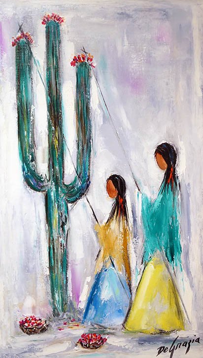 For more than fifty years, DeGrazia painted the Sonoran desert, it's creatures and the narratives of the Southwest’s Native American culture. #TedDeGrazia #DeGrazia #NationalHistoricDistrict #GalleryInTheSun #Nonprofit #Foundation #Tucson #Arizona #AZ #SantaCatalinas #Desert