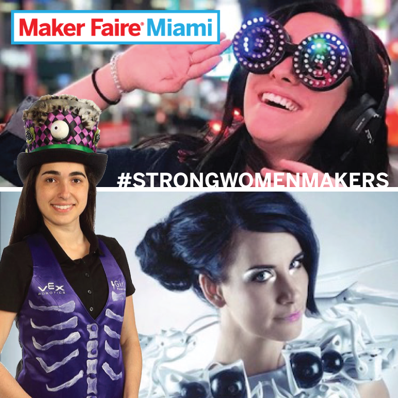 Diversity is front and center at #makerfairemiami this weekend. Come by and inspired by 12 leading female makers. Read their unique maker stories here, and show your support by getting your tickets today! makezine.com/2019/04/04/12-… #womenleaders #womenwhomake #girlsrule