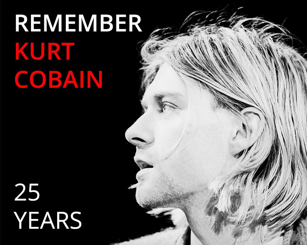 lastfm's tweet photo. It’s been 25 years since the world lost the inspirational legend & icon @KurtCobain 💔 Remember him by sharing a message in @Nirvana's #shoutbox & scrobbling his music! 🙏
▶️ https://t.co/AWcRi7yAT8 https://t.co/T8MJYKRdZc