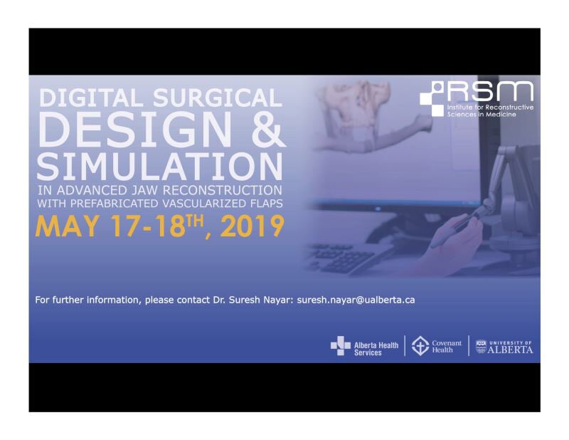 Detroit3DHEALS1's tweet photo. AMUG 2019-Institute for Reconstructive Sciences in Medicine-University of Alberta.              
Do you want Hands On Training in Surgical Design and Simulation?@3dheals @iRSMyeg @Detroit3DHEALS1 #surgicalsimulation #surgicaldesign #JoinTheTribe #AMUG2019 https://t.co/NFIxxi9KUD