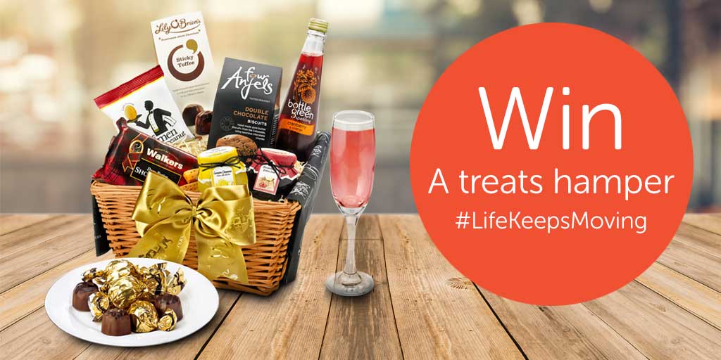 HomeServeUK's tweet photo. It's #Competition time! 😁

We're giving away 3x Treats Hampers! 🍫 To be in with a chance of winning, simply:

 ✅ Follow us
 ✅ Retweet
 ✅ Tell us: who you’d share your treats with?

Good luck!🤞#LifeKeepsMoving
T&amp;C's apply: https://t.co/HBq3Wg1WD8 https://t.co/zevCoMThDw