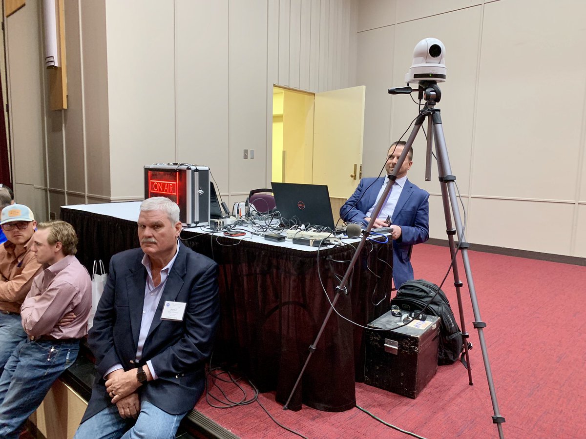 AgriBlogger's tweet photo. I’m learning a lot more about #cotton & ginning at #TCGATS. In @PCGNews annual mtg. Being broadcast live by @AllAgAllDay. Lunch sponsored by @BASFAgProducts. https://t.co/ZaAi5OEeJw