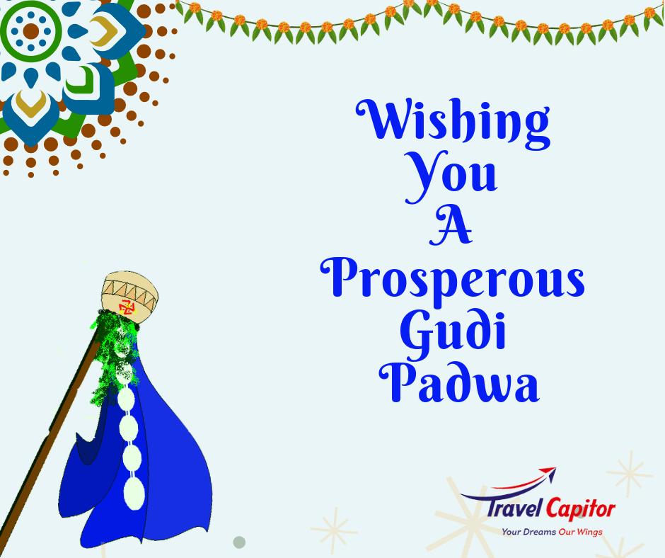 TCapitor's tweet photo. On this auspicious occasions of Gudi Padwa,
May you be endowed with #Happiness, #Health &amp; #Wealth.
#HappyGudiPadwa!
#GudiPadwa #Festivals #Celebrations #GudiPadwa2019 #NewBeginnings https://t.co/MQcGrryUNO