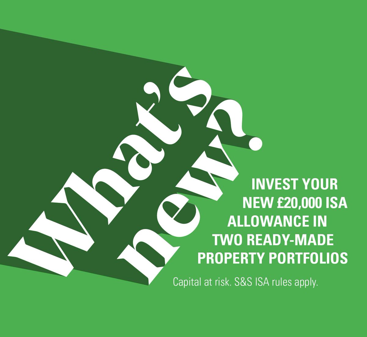 Today's the first day of the new tax year, and you have a new £20,000 ISA allowance to invest during the 2019/20 year. It's never too early to start thinking about how you might want to use it. Capital at risk, ISA rules apply.