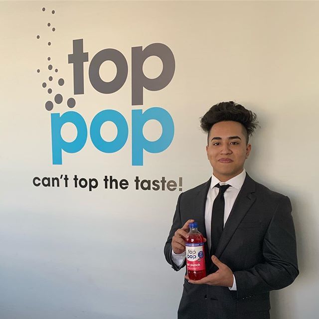 DrinkTopPop's tweet photo. Thank you @j.arias16 for your visit and interview at Top Pop Headquarters! So exciting to see young people take interest in business and marketing. And a huge thank you @fortleehs for letting us be a part of their Internship program! #futureaders #protec… https://t.co/8ZBdEWCCs4 https://t.co/nwocyTjsan