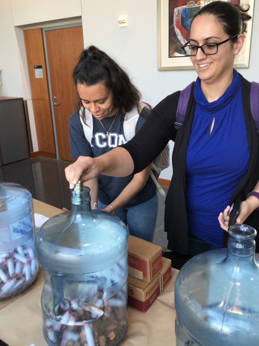 UNTHSCAlumni's tweet photo. HSC for Life Penny Wars is coming to a close and the competition is heating up!!🔥 🔥 🔥 It ends at 1:30 today & we have heard BIG numbers are coming. Who will win it all?! #pennywars #unthscalumni #thisisunthsc #unthscproud #tcom #gsbs #shp #sph #scp #hscforlife #HSC4L #HSC4Life https://t.co/SxZDzKYg4A