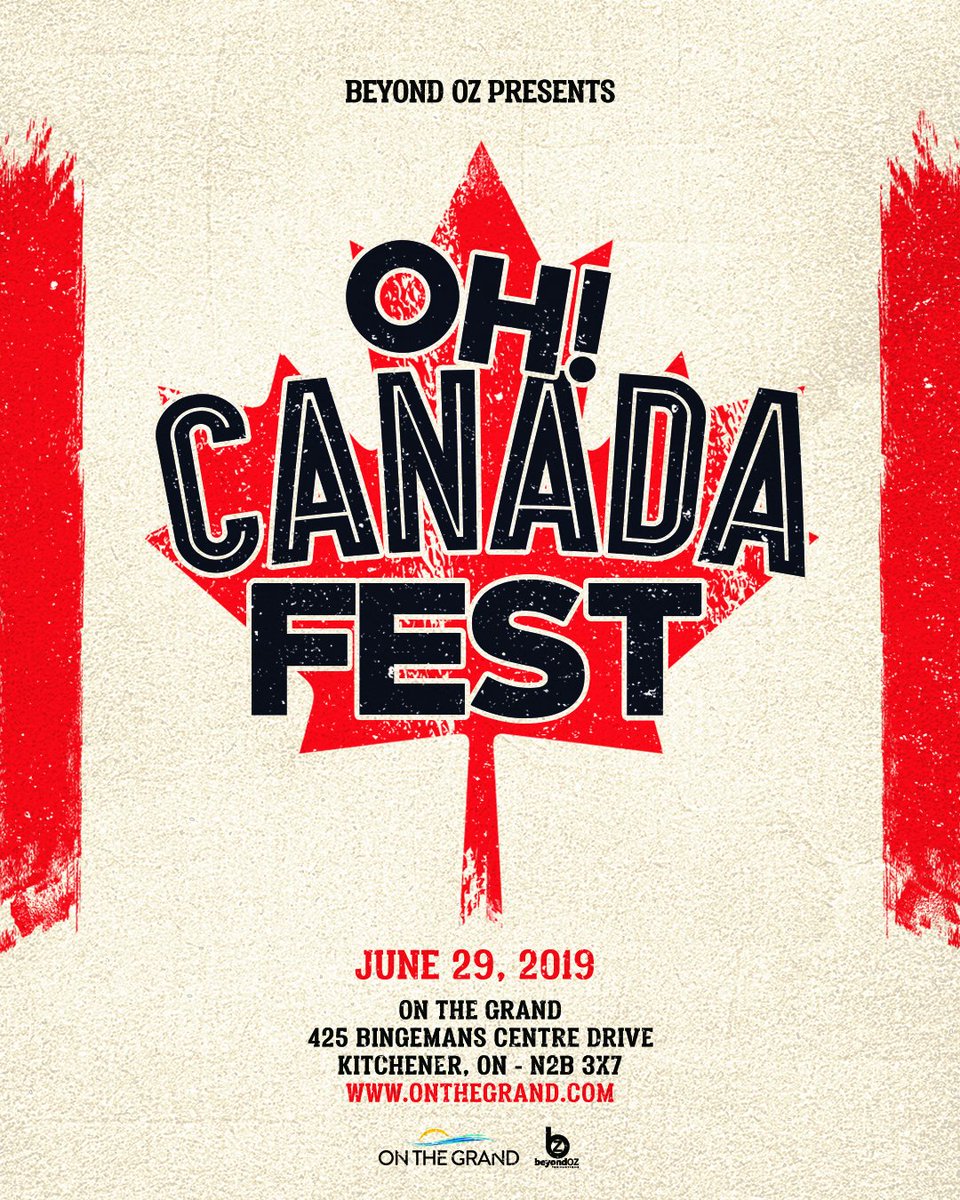 BeyondOzEvents's tweet photo. JUST ANNOUNCED: Our @onthegrandkw Phase One show series is here and we're excited to host the @EverAfterFest Pre-party, OH! Canada Day Fest, Slam Fest, Kitchener Reggae Fest, and Throwback Fest.

Be the first to find out about artist announcements + more: https://t.co/C8QucKhrl1 https://t.co/o5BhO3wMMs