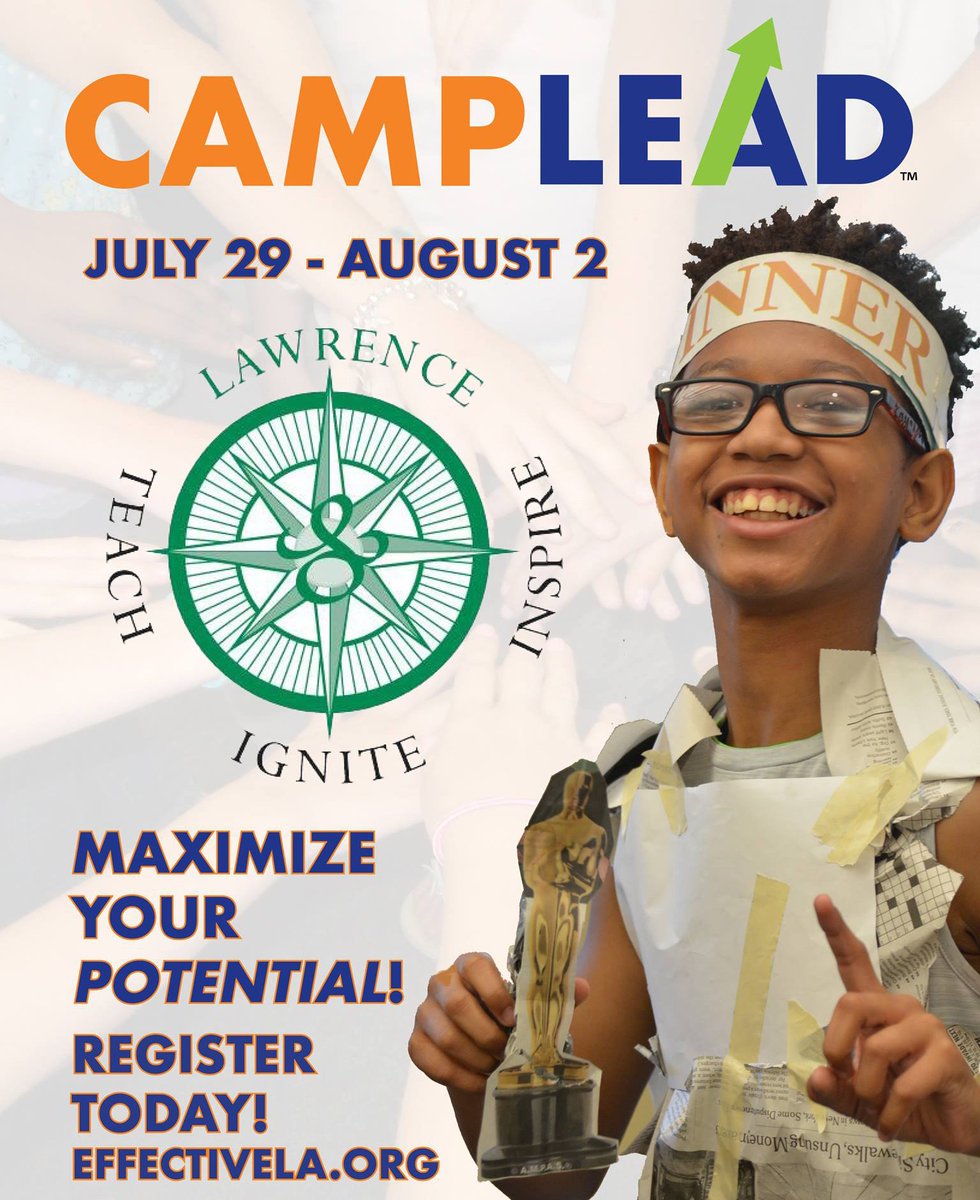 We are pleased to share that the Effective Leadership Academy will bring its popular summer program back to Lawrence Upper School from July 29 to August 2! Open to both Lawrence AND non-Lawrence students! Visit effectivela.org for more information. <a href="/ELALeadership/">elaleadership</a>
