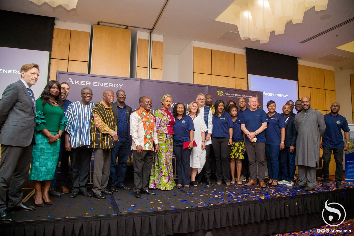 SBawumia's tweet photo. Aker Energy, today, officially,  announced their support of $4.5 million to the Accelerated Oil &amp;Gas Capacity-building (AOGC) Programme, in Ghana. (1/3) https://t.co/iR2iPRIDjP