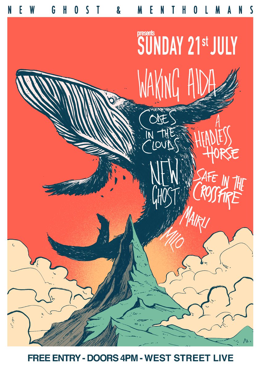NewGhost (@newghostband) on Twitter photo New Ghost live event//album release celebration with
<a href="/WakingAida/">Waking Aida</a>
<a href="/codesclouds/">Codes In The Clouds</a>
<a href="/aheadlesshorse/">A Headless Horse</a>
<a href="/MairuMetal/">MAIRU</a>
Poster image <a href="/the_wormling/">Wou-Wou & The Wormling</a>
facebook.com/events/4843317… New Ghost live event//album release celebration with
<a href="/WakingAida/">Waking Aida</a>
<a href="/codesclouds/">Codes In The Clouds</a>
<a href="/aheadlesshorse/">A Headless Horse</a>
<a href="/MairuMetal/">MAIRU</a>
Poster image <a href="/the_wormling/">Wou-Wou & The Wormling</a>
facebook.com/events/4843317…
